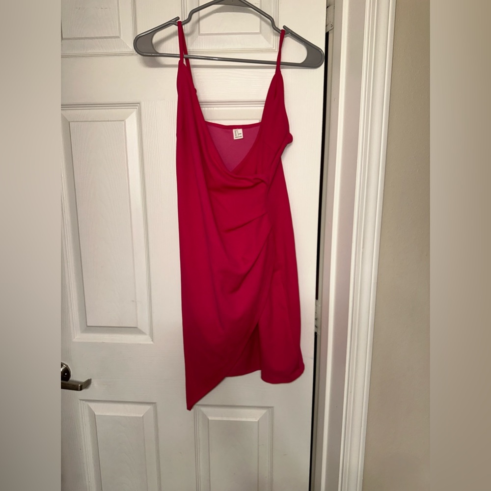 pink mini dress